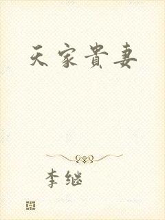 天家贵妻
