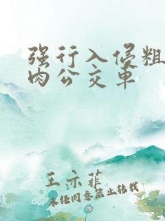 强行入侵粗暴h肉公交车