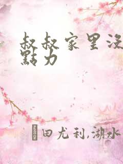 叔叔家里没人用点力