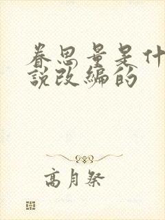 眷思量是什么小说改编的