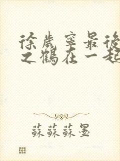 徐岁宁最后和洛之鹤在一起了吗