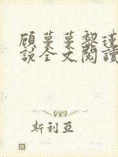 顾蔓蔓黎瑾泽小说全文阅读