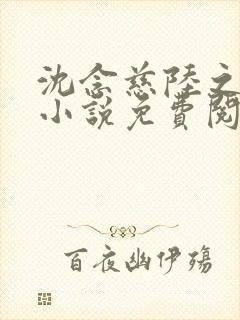 沈念慈陆之天的小说免费阅读