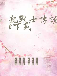 龙战士传说txt下载