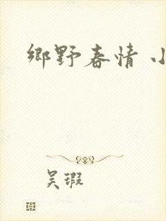 乡野春情 小说