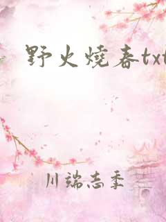 野火烧春txt