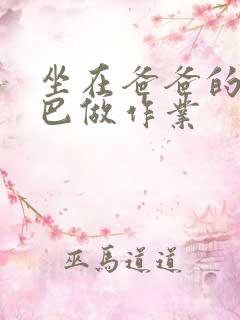 坐在爸爸的JI巴做作业