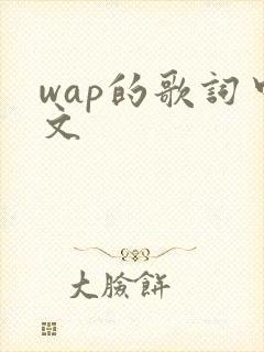 wap的歌词中文