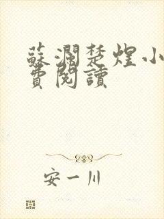 苏澜楚煜小说免费阅读