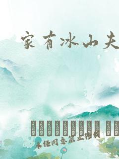 家有冰山夫
