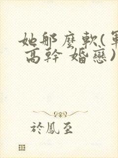 她那么软(军婚 高干 婚恋)完结