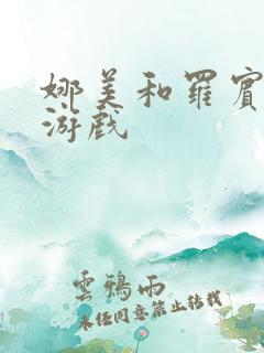 娜美和罗宾h小游戏