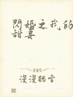 闪婚之我的惹火甜妻