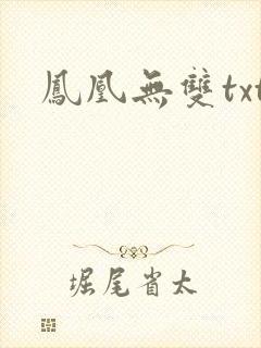 凤凰无双txt