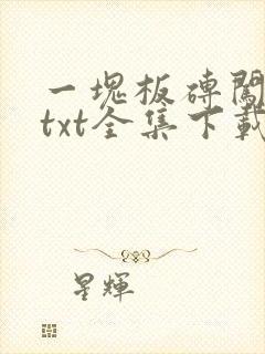 一块板砖闯仙界txt全集下载