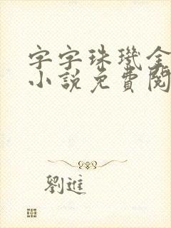 字字珠玑金银花小说免费阅读