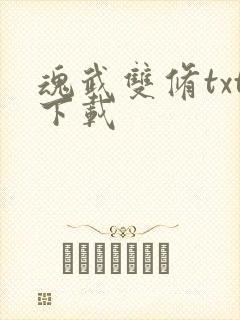 魂武双修txt下载