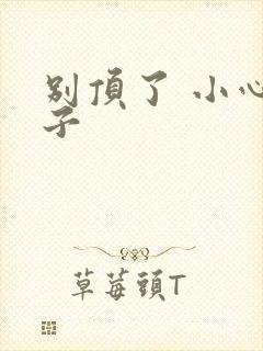 别顶了 小心孩子