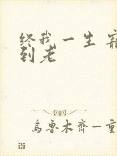 终我一生 宠你到老