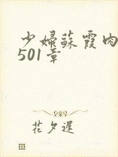 少妇苏霞肉欲第501章