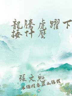 龙腾虎跃下一句接什么
