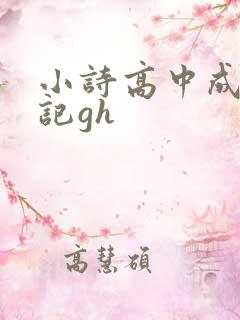 小诗高中成长日记gh