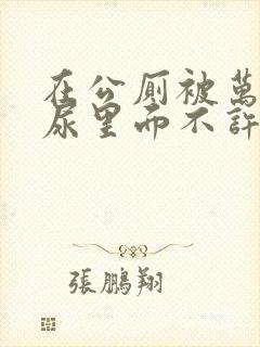 在公厕被万人C尿里面不许漏出来