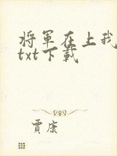将军在上我在下txt下载