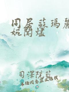 同居 苏玛丽蒋婉闻烬