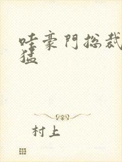 哇豪门总裁真凶猛