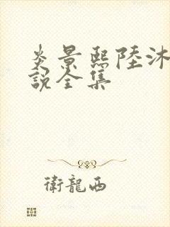 炎景熙陆沐擎小说全集