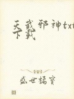 天武邪神txt下载