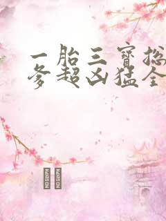 一胎三宝总裁爹爹超凶猛全文免费阅读