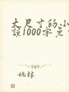 大尺寸的小黄说说1000字免费阅读