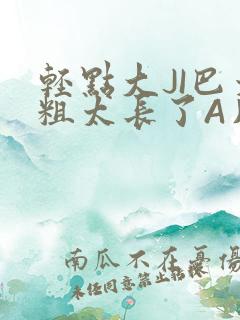 轻点大JI巴太粗太长了A片