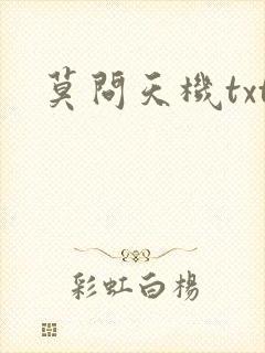 莫问天机txt