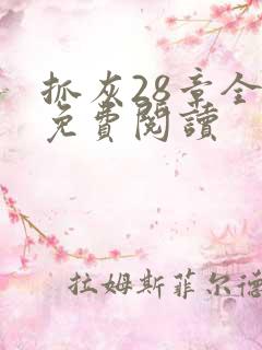 抓灰28章全部免费阅读