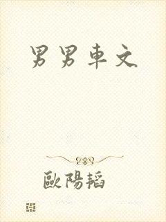 男男车文