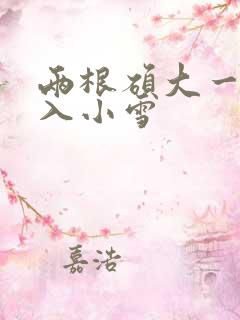 两根硕大一起挤入小雪