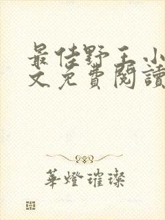 最佳野王小说全文免费阅读无弹窗