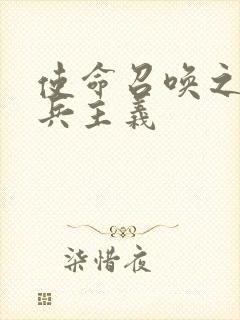 使命召唤之大炮兵主义