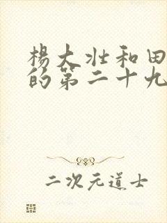 杨大壮和田桂花的第二十九