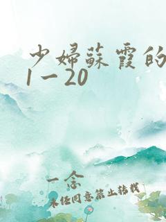 少妇苏霞的沉沦1一20