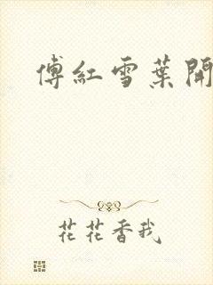 傅红雪叶开