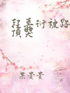 段嘉衍被路星辞顶哭