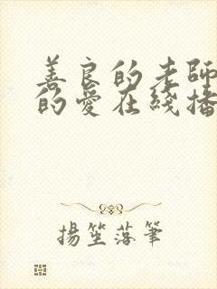 善良的老师禁止的爱在线播放