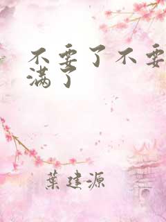 不要了不要了太满了