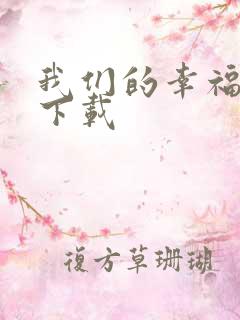 我们的幸福时光下载