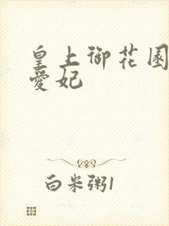 皇上御花园中要爱妃