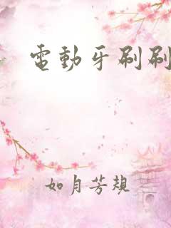 电动牙刷刷尿孔